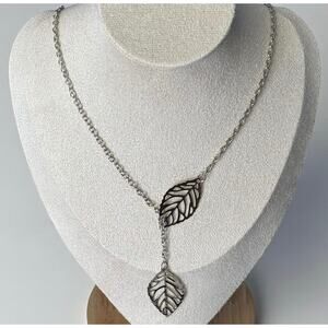 Maple Leaf Tree Y Shape Necklace